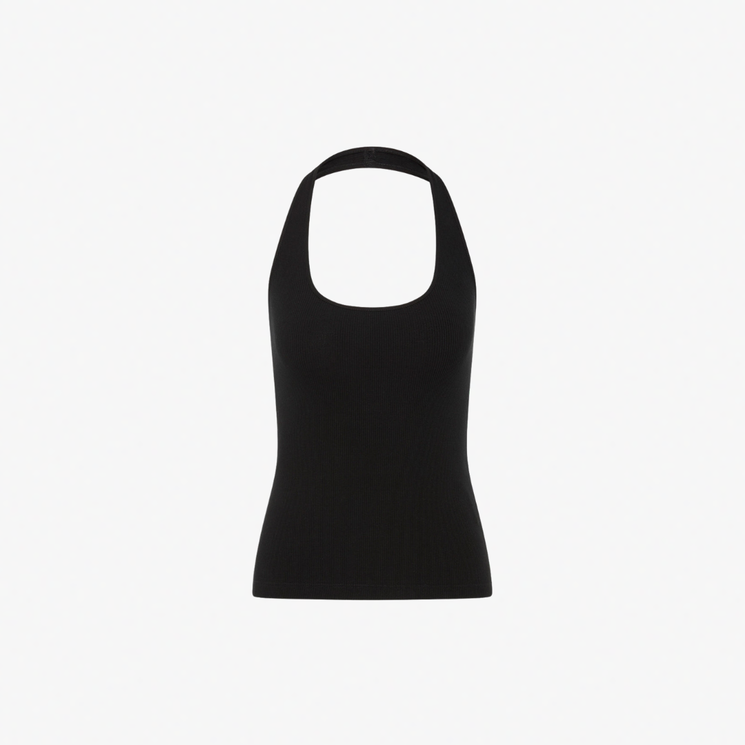 ST AGNI S25-209 RIB HALTER TOP