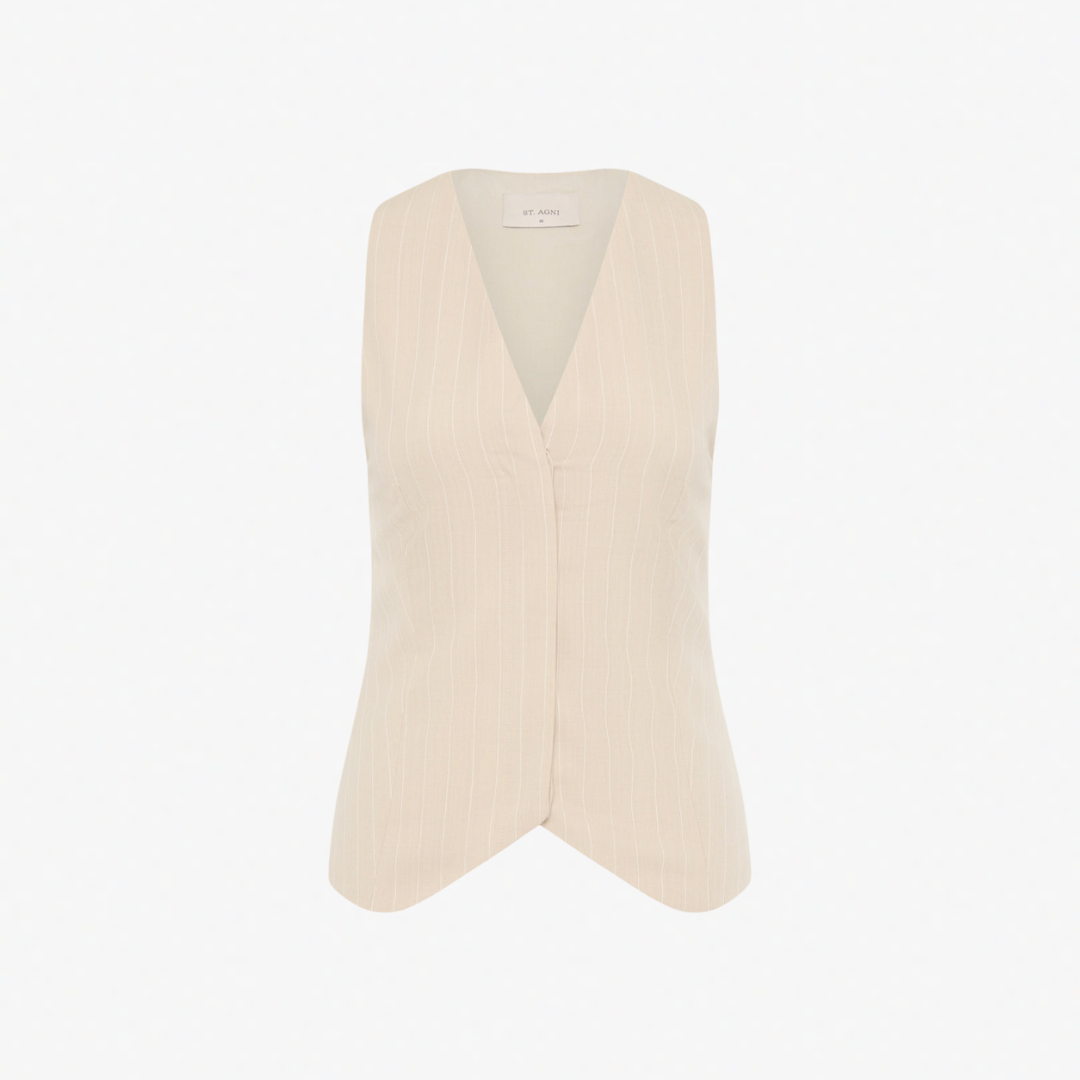 ST AGNI S251LAT PINSTRIPES VEST