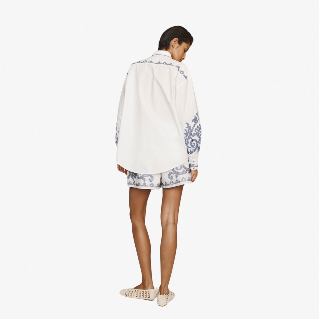 ALEMAIS HAZEL EMBROIDERED SHORT
