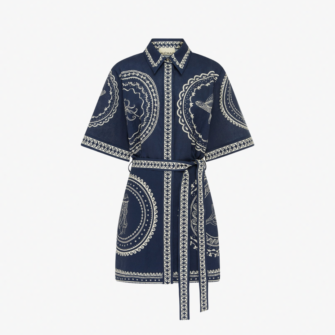 ALEMAIS OCEANE MINI DRESS