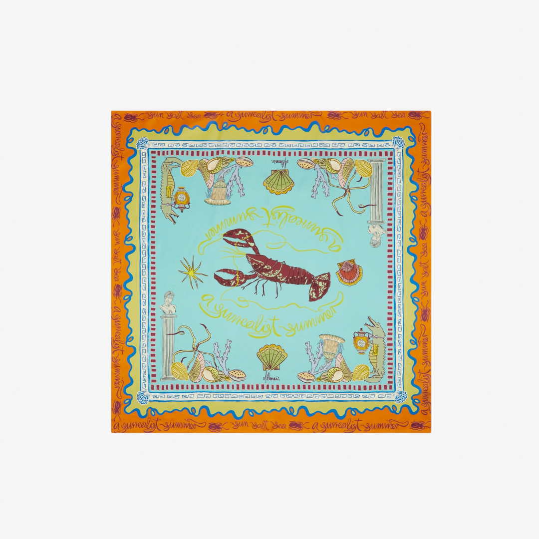 ALEMAIS SURREALIST SUMMER SILK SCAR