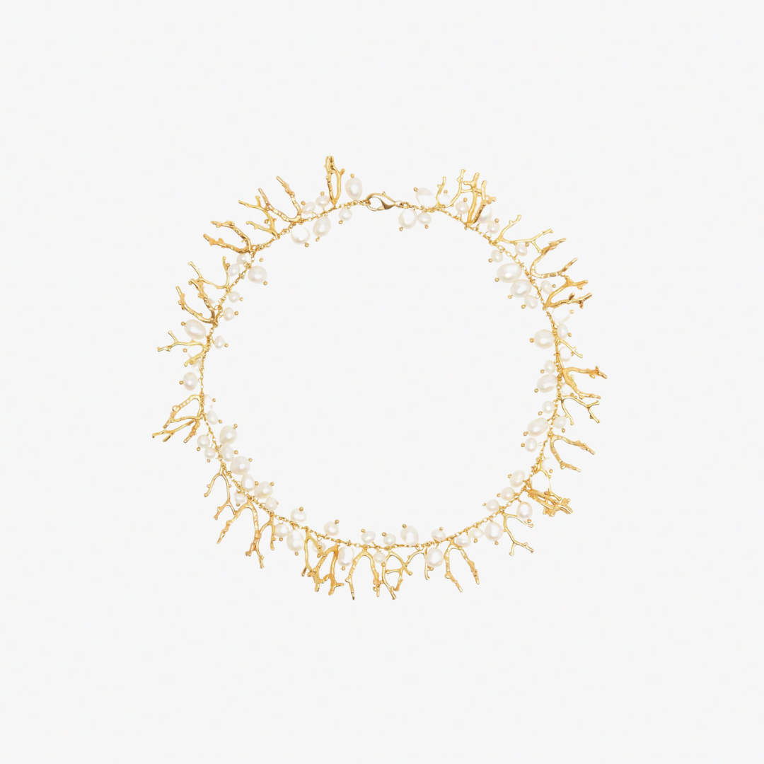 ALEMAIS REVERIE CORAL PEARL NECKLAC