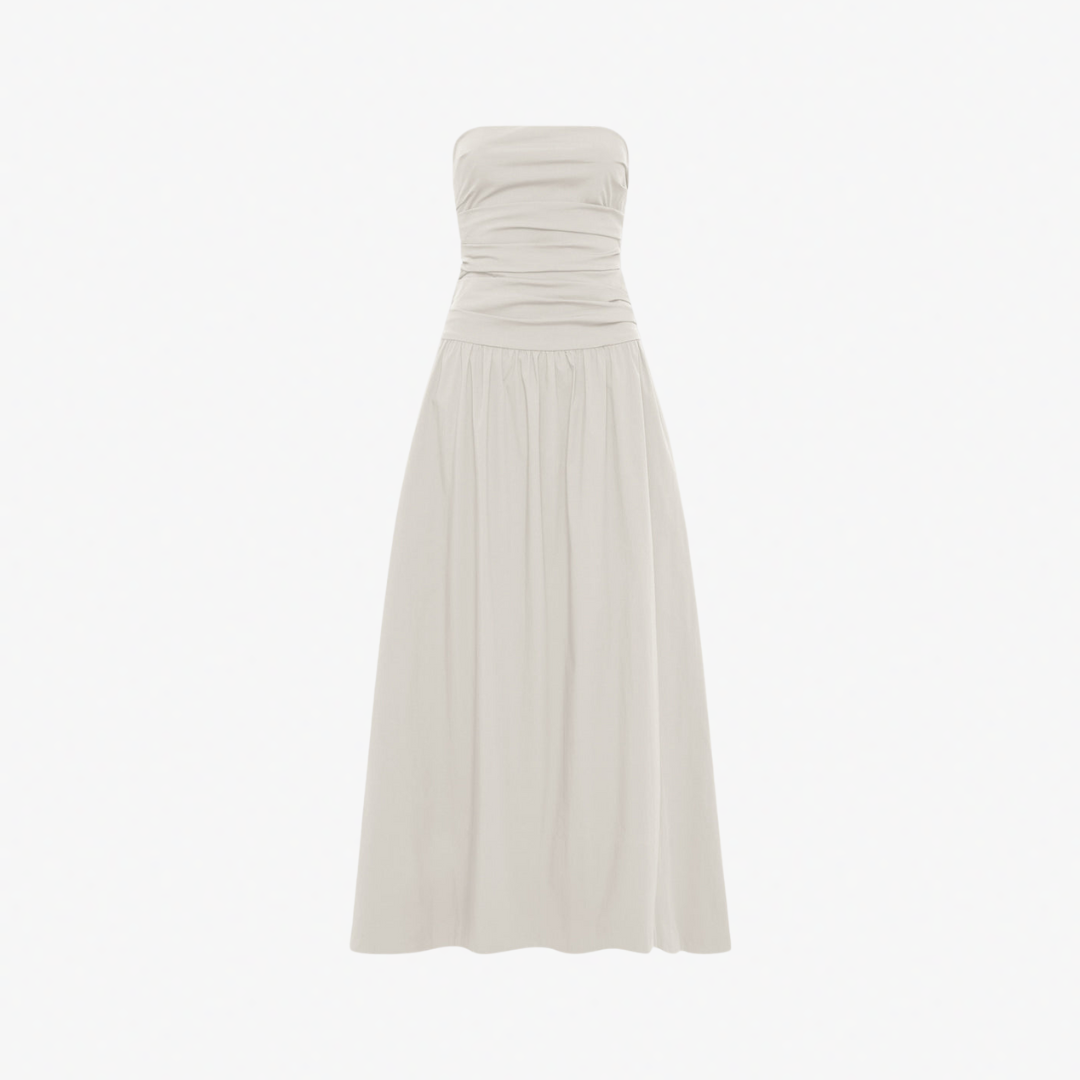 ST AGNI 901 STRAPLESS TIE BACK DRES