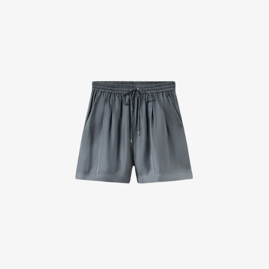 SILK LAUNDRY TWILL SLOUCH SHORT