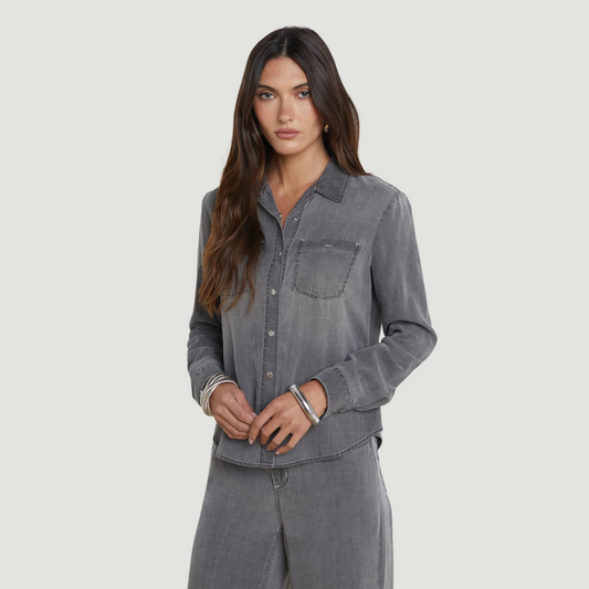 L`AGENCE ISLA DENIM SHIRT