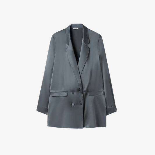 SILK LAUNDRY RELAXED BLAZER