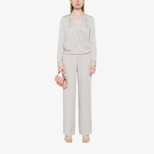 THEORY K0502208 WIDE SILKPULL PANTS