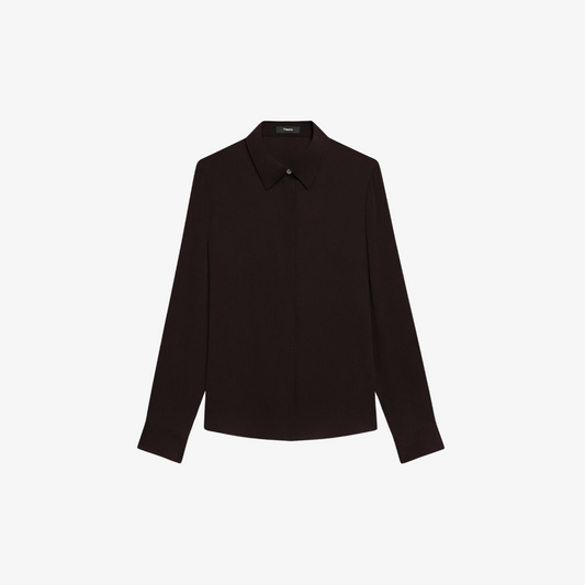 THEORY FITTED SHIRT IN SILK