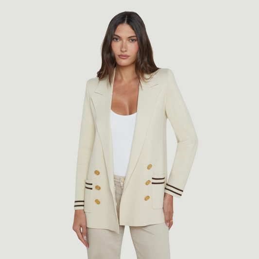 L'AGENCE EILEEN KNIT BLAZER