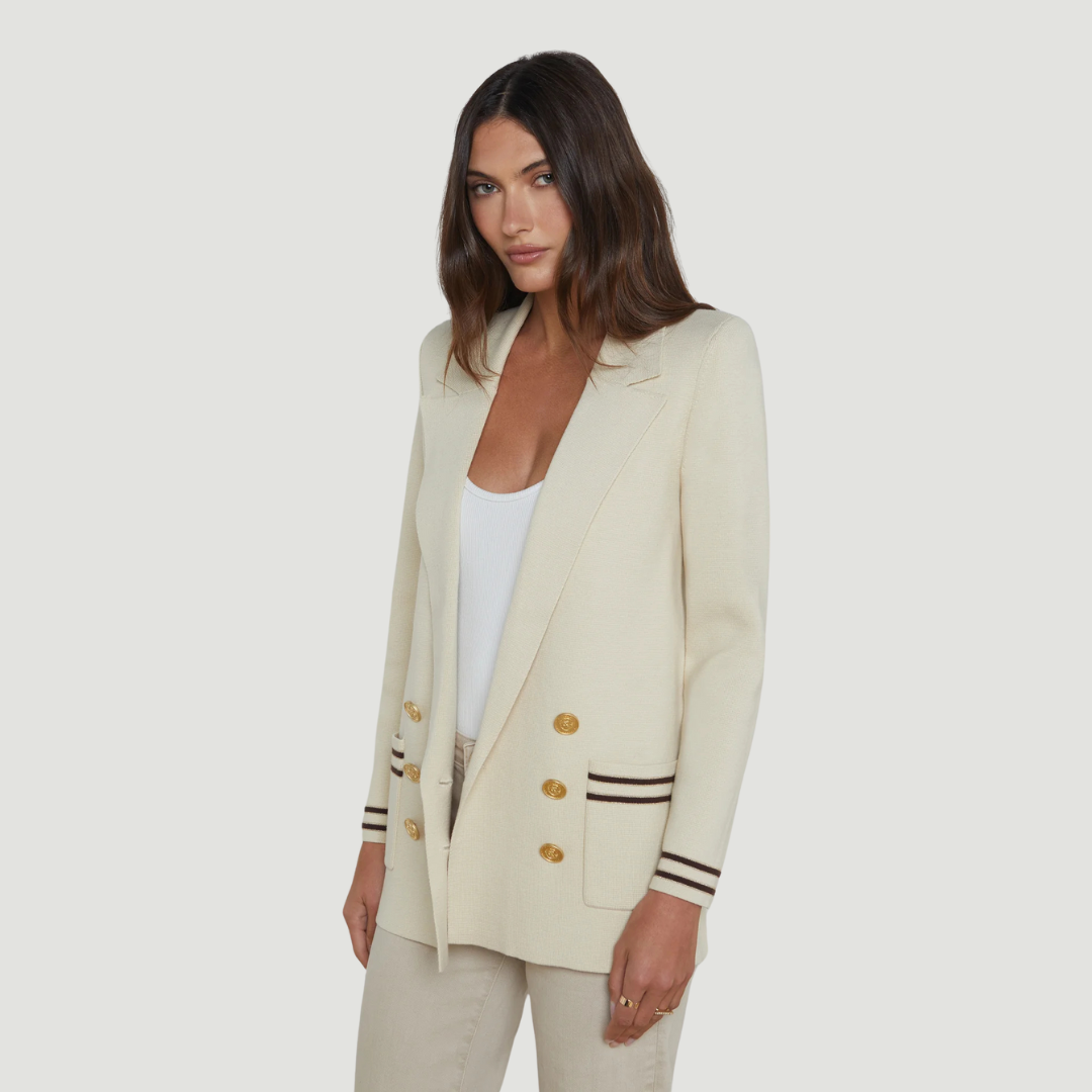 L'AGENCE EILEEN KNIT BLAZER