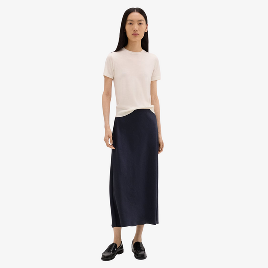 THEORY SATIN SLIP SKIRT