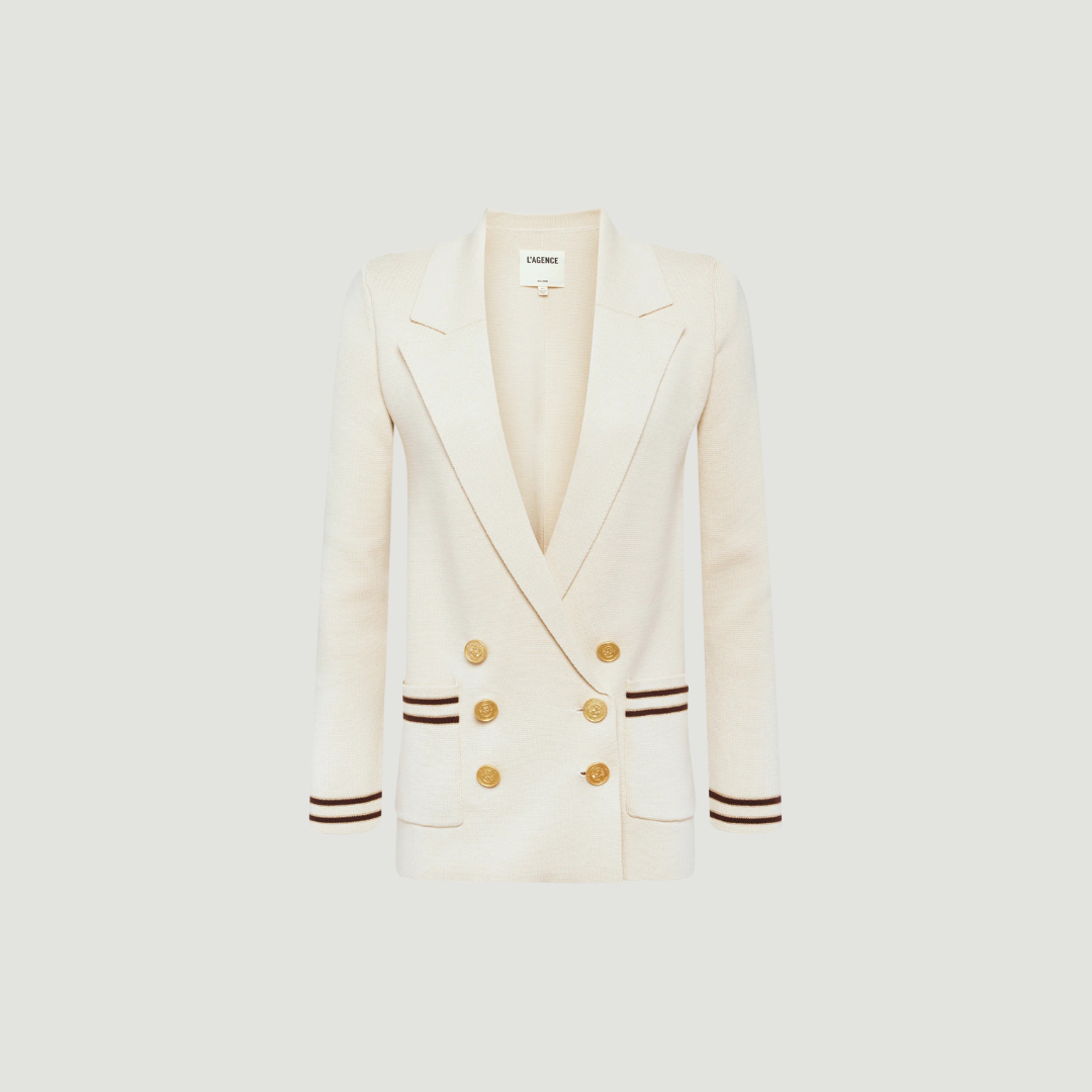 L'AGENCE EILEEN KNIT BLAZER