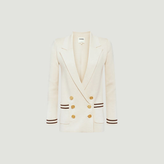 L'AGENCE EILEEN KNIT BLAZER