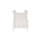 SEA NY LEILA EYELET SLVLESS TOP