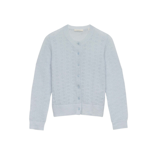 DOEN POINTELLE CARDIGAN