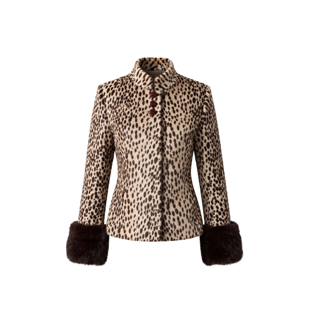 CARELLI DOLLY LEOPADS JACKET