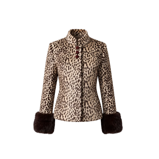 CARELLI DOLLY LEOPADS JACKET