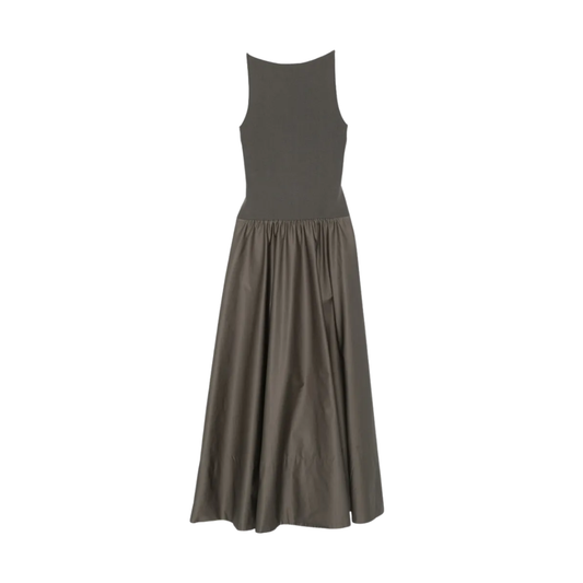 ST AGNI BACKLESS CIRCLE HEM DRESS