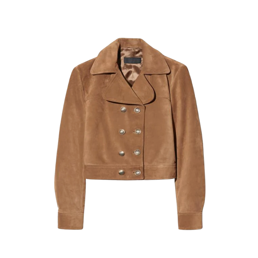 NILI LOTAN CASSIDY SUEDE JACKET