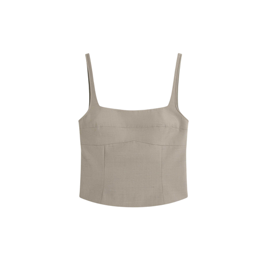 ST AGNI TAILORED BUSTIER TOP
