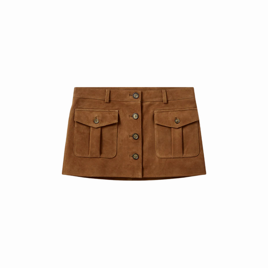 THE GARMENT SUEDE MINI SKIRT