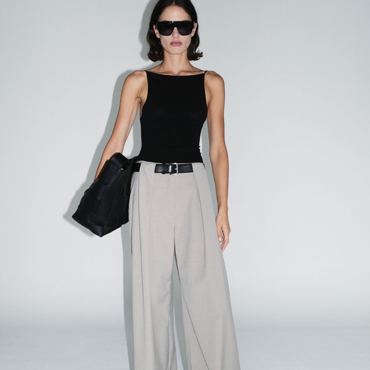 ST AGNI PLEAT LOOP PANTS