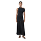ST AGNI CIRCLE HEM HALTER DRESS