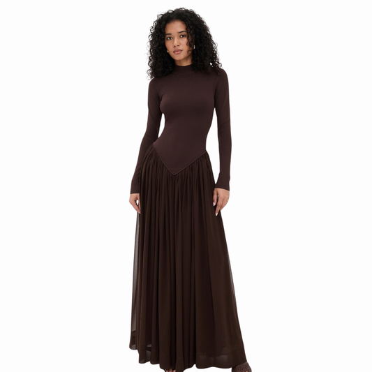 RONNY KOBO SPECK KNIT DRESS