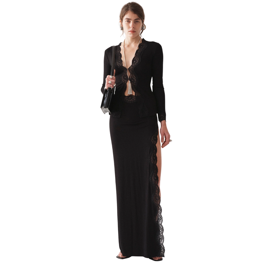 BEAUFILLE ANISE TRIM SKIRT