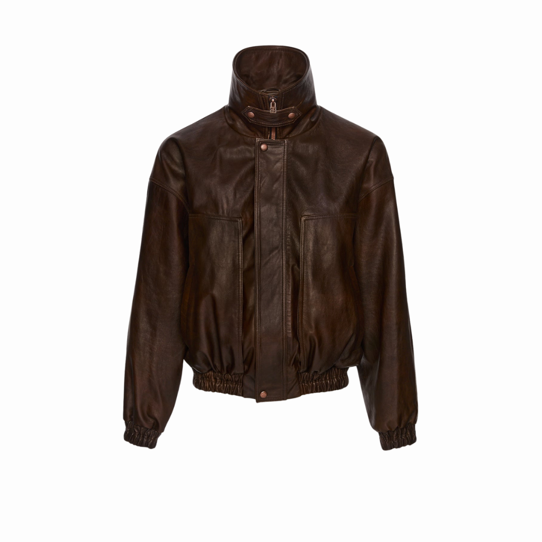 MAGDA BUTRYM LEATHER BOMBER
