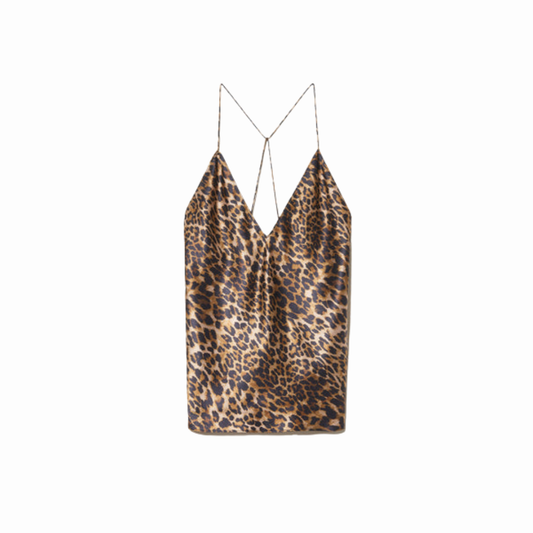 NILI LOTAN EMILE LEOPARD CAMI TANK