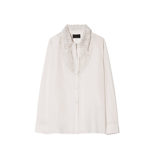 NILI LOTAN ZOLA LACE SHIRT