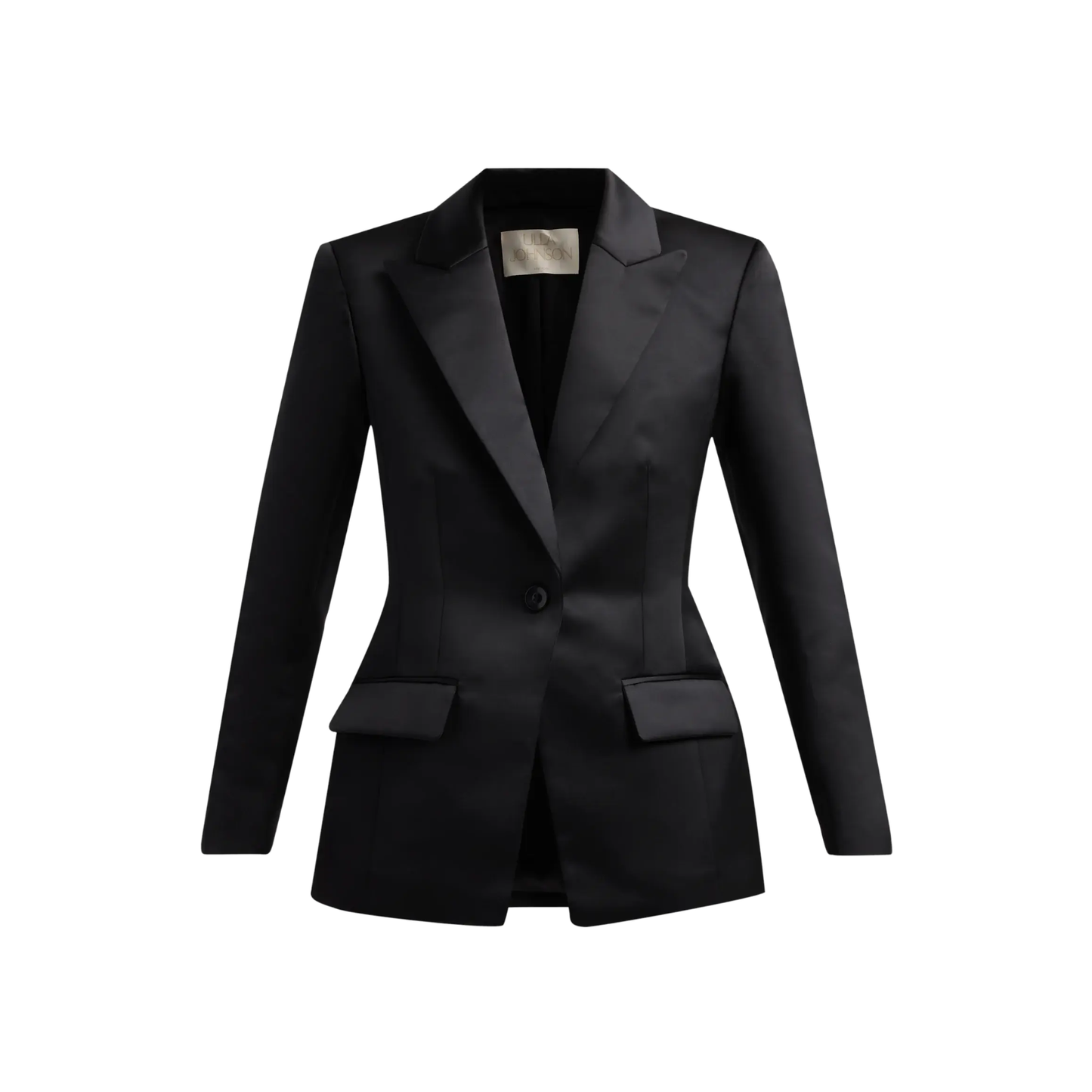 ULLA JOHNSON SOLINE SATIN BLAZER
