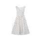 SELF PORTRAIT MIDI POLKA DOT DRESS