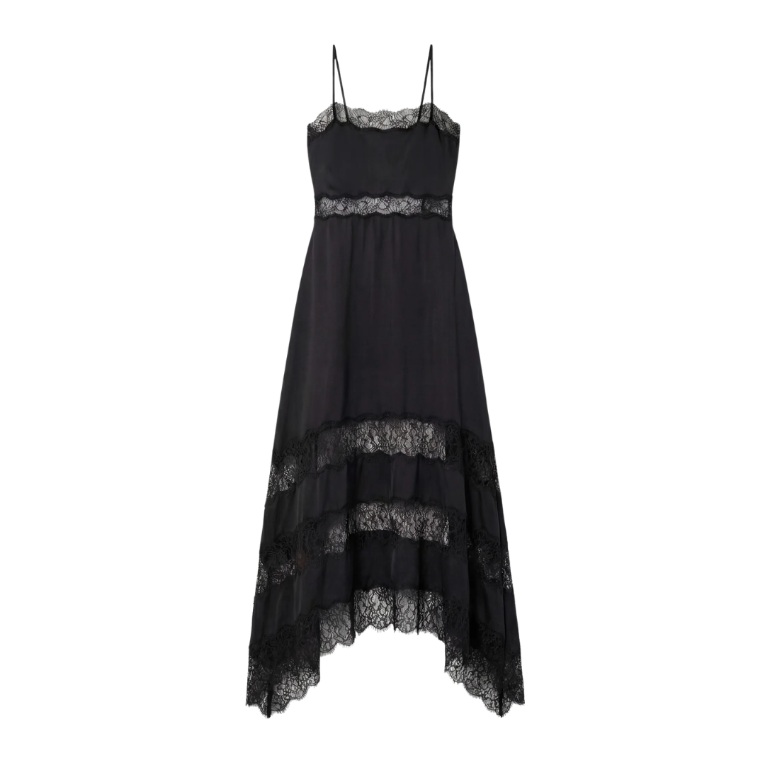 ULLA JOHNSON COCO SL SILK DRESS
