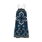 SEA NY BLAISE PRINT SPAGHETTI DRESS