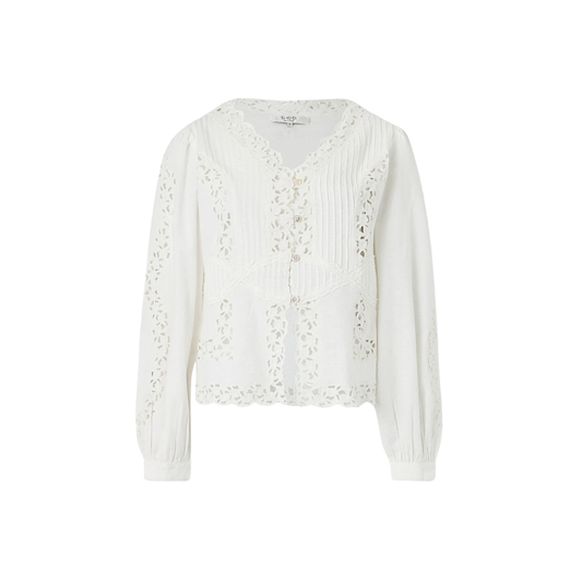 SEA NY SOFIA EMBROIDERY BLOUSE