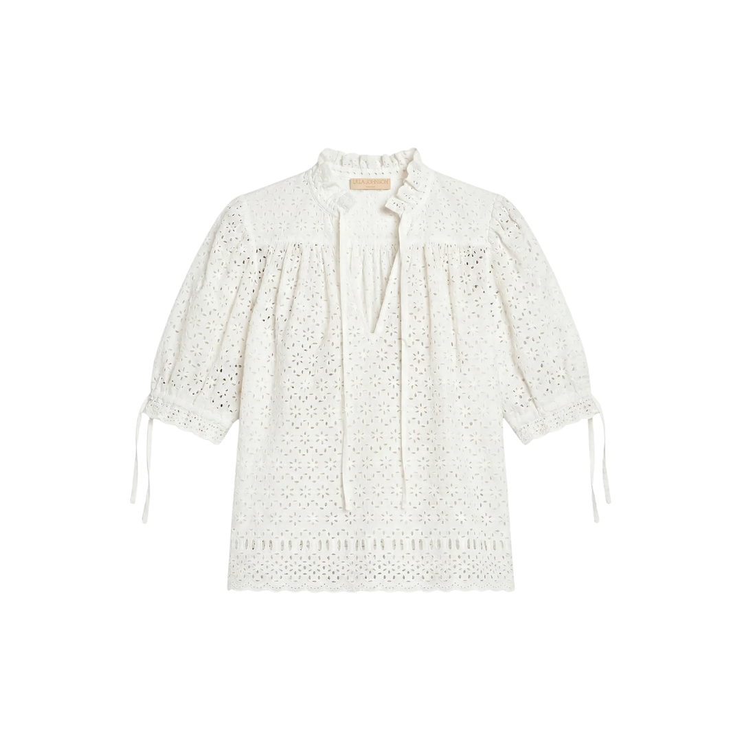 ULLA JOHNSON ALOUETTE TOP