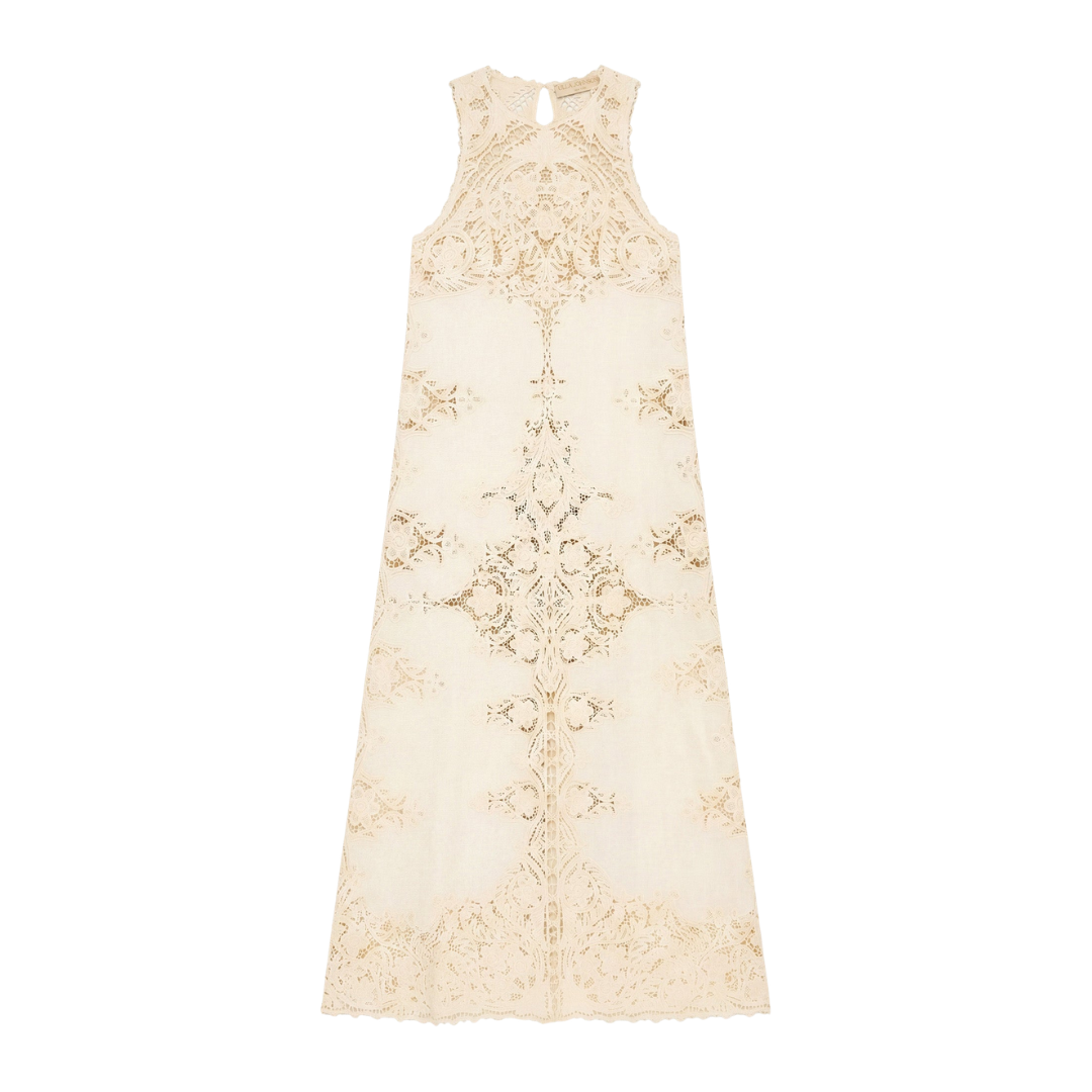 ULLA JOHNSON CORALITE LINEN DRESS