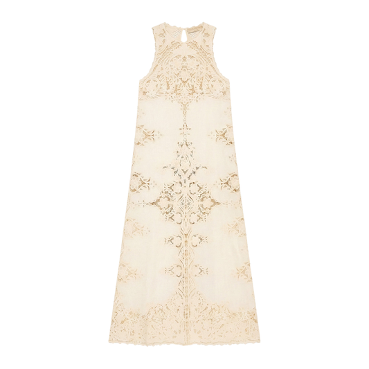 ULLA JOHNSON CORALITE LINEN DRESS