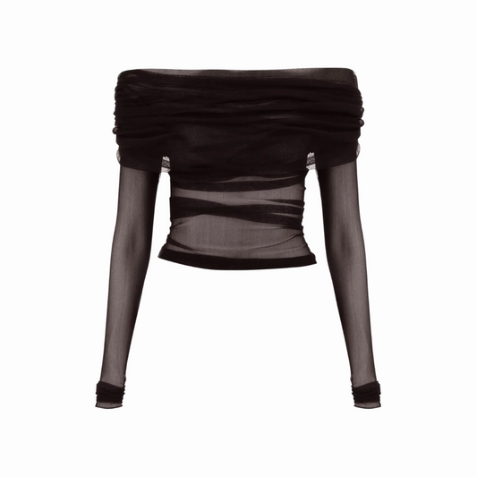 CHRISTOPHER ESBER VEILED TOP