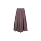 FAITHFULL PELEA STRIP MIDI SKIRT
