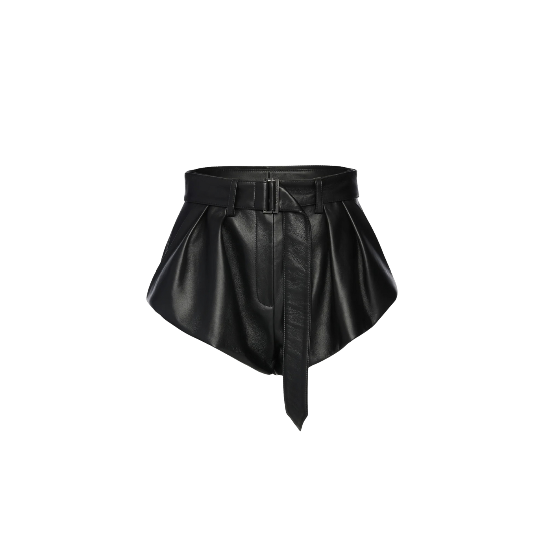 MAGDA BUTRYM LEATHER 20 SHORTS