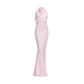 SELF PORTRAIT 255 CREPE HALTER DRESS