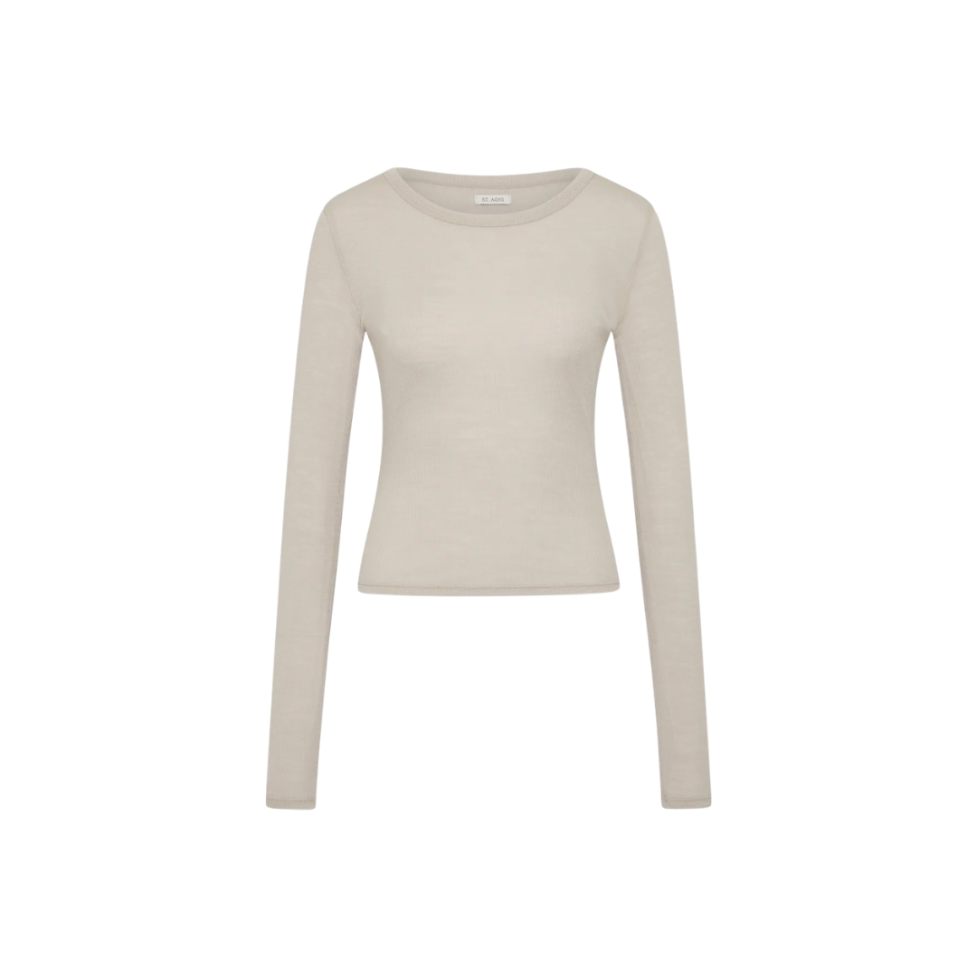 ST AGNI BABY WOOL LONG TEE