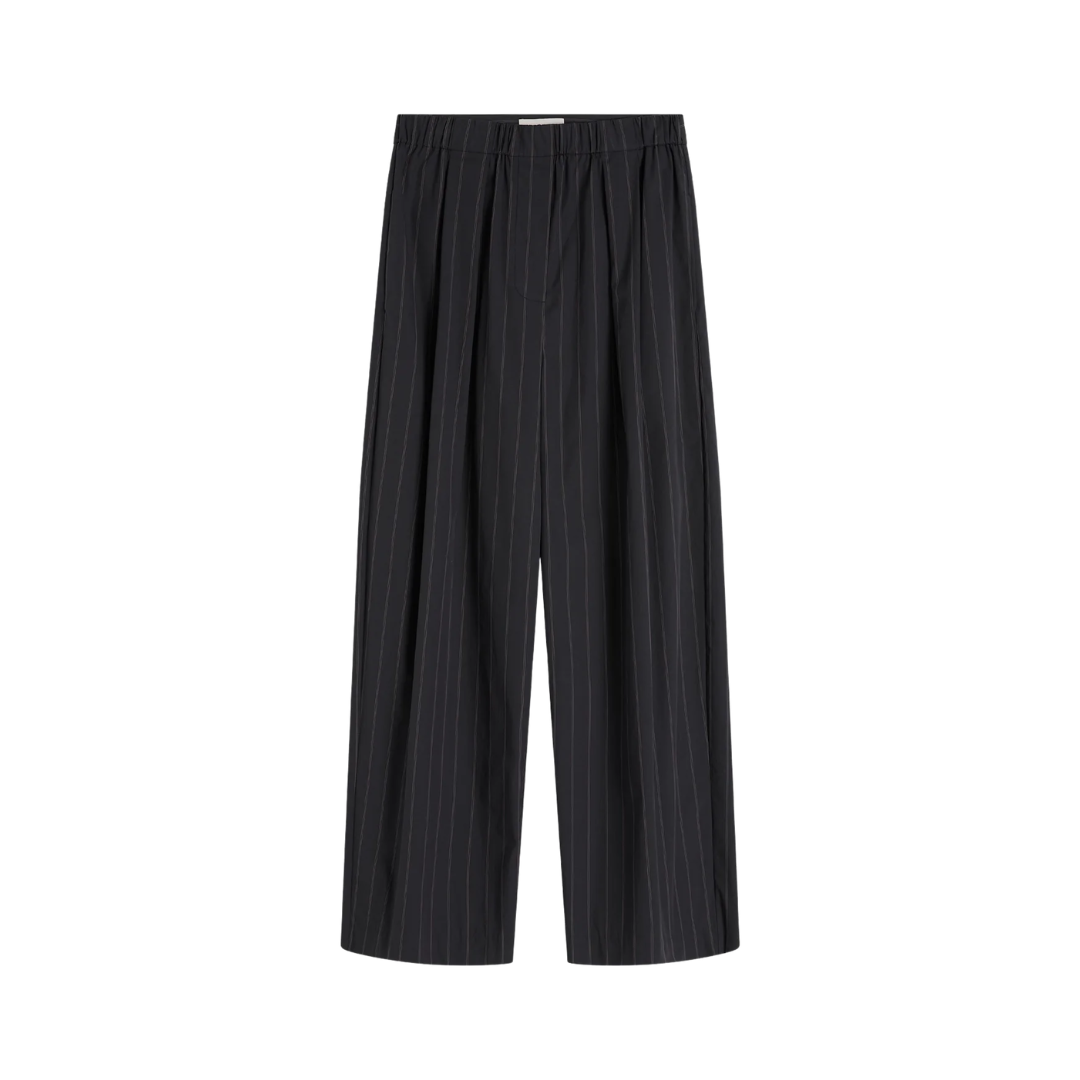 ST AGNI STRIPES PLEAT PANTS