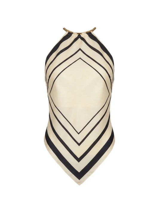NICHOLAS SKYE HALTER TOP