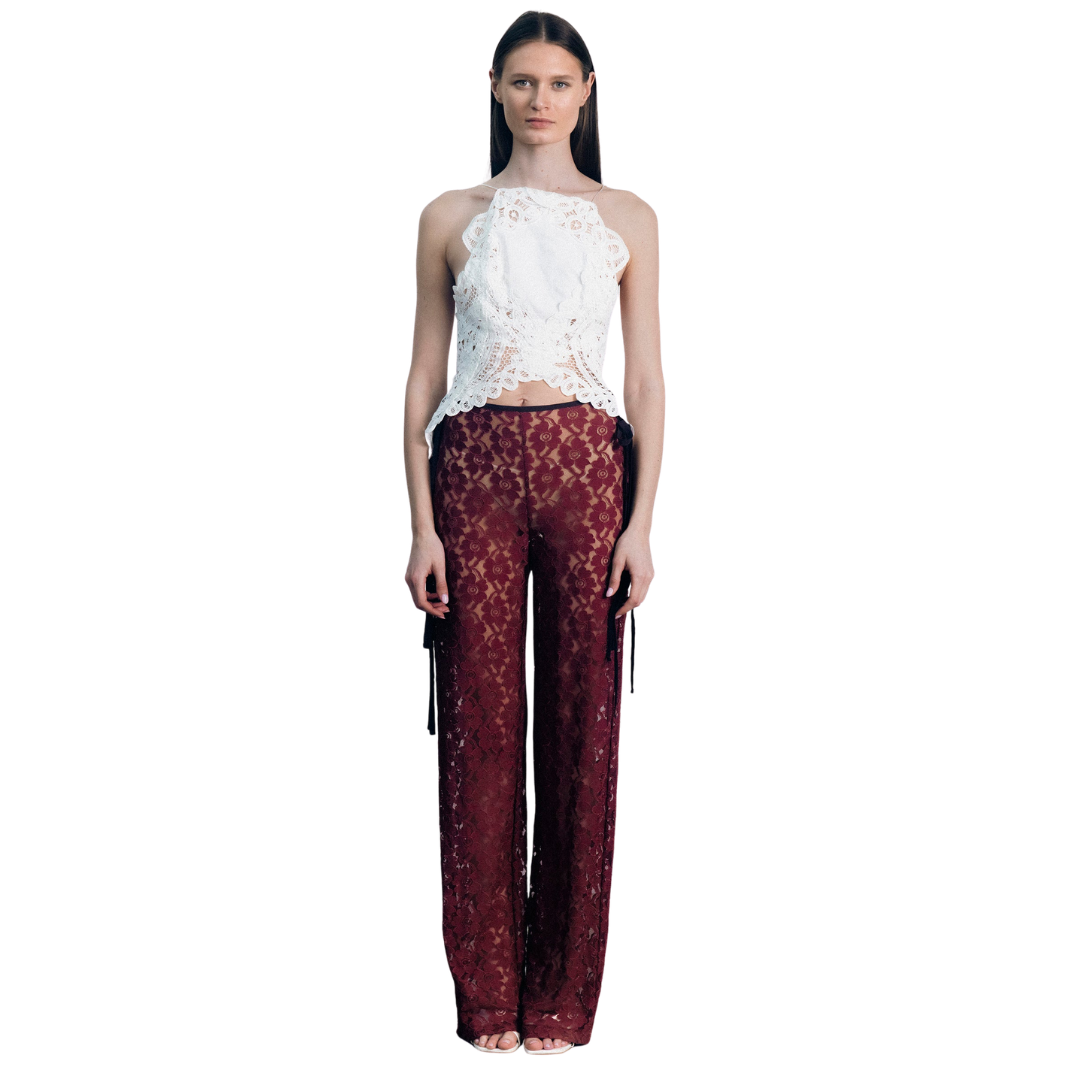 KETTEL STRAPPY LACE PANTS