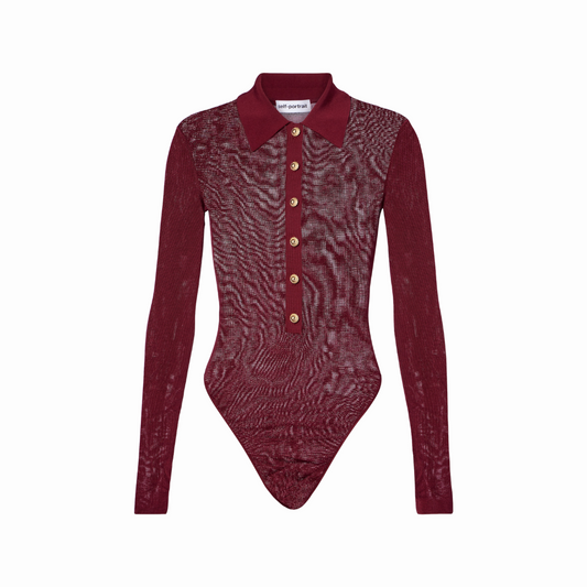 SELF PORTRAIT VISCOSE BODYSUIT