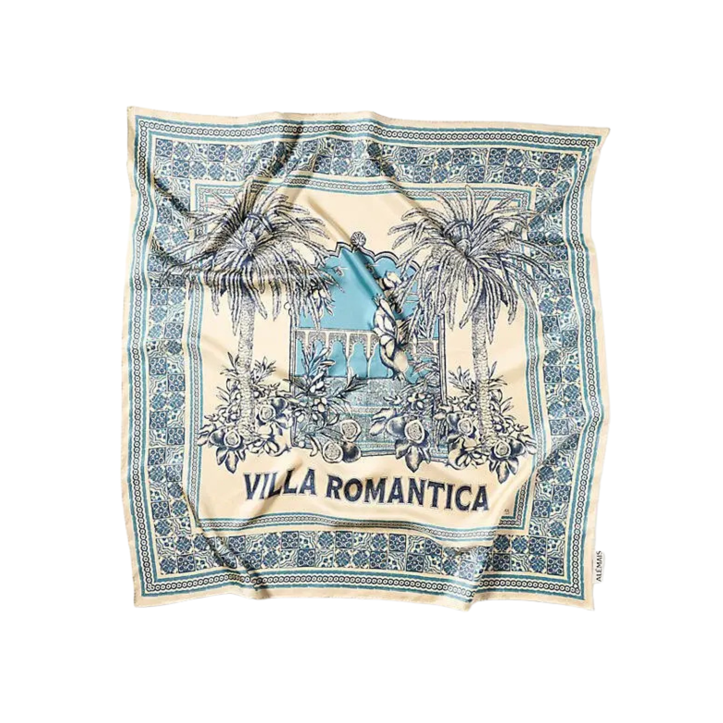ALEMAIS VILLA ROMANTICA SILK SCARF